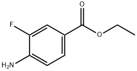 4-氨基-3-氟苯甲酸乙酯 结构式