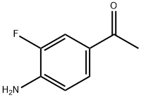 4'-氨基-3'-氟苯乙酮 结构式