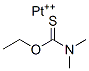 N,N-dimethyl-O-ethylthiocarbamate platinum(II) 结构式