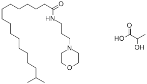 HEPTADECANAMIDE,16-METHYL-N-(3-MORPHOLINOPROPYL)-,LACTATE 结构式