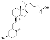 3-EPI-25-羟基维生素 D3 结构式