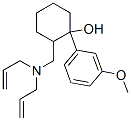 2-Diallylaminomethyl-1-(m-methoxyphenyl)cyclohexanol 结构式