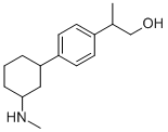 beta-Methyl-4-(3-(methylamino)cyclohexyl)benzeneethanol 结构式