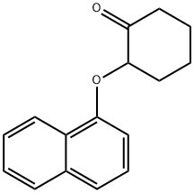 2-(1-Naphtyloxy)-1-cyclohexanone 结构式