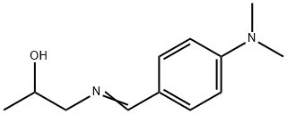 1-[(p-Dimethylaminobenzylidene)amino]-2-propanol 结构式