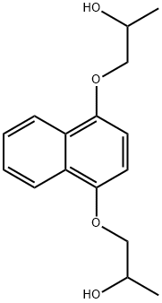 1,1'-(1,4-Naphthalenediylbisoxy)bis(2-propanol) 结构式