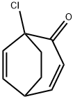 Bicyclo[3.2.2]nona-3,6-dien-2-one,  1-chloro- 结构式