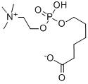 6-(O-Phosphorylcholine)hydroxyhexanoic Acid 结构式