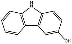 9H-咔唑-3-醇 结构式