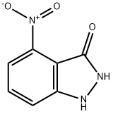 4-硝基-1H-吲唑-3-醇 结构式