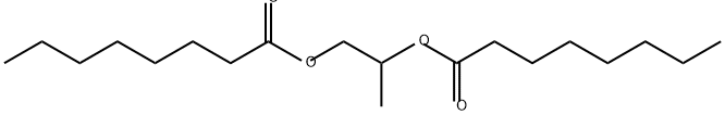 丙二醇二辛酸酯 结构式