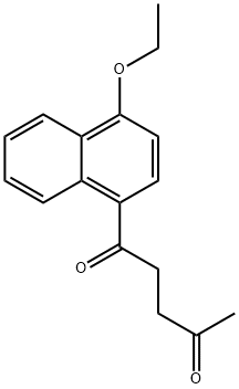 1-(4-Ethoxynaphthalen-1-yl)-1,4-pentanedione 结构式