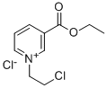 Pyridinium, 1-(2-chloroethyl)-3-ethoxycarbonyl-, chloride 结构式