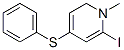 1-methyl-4-phenylsulfanyl-pyridine iodide 结构式