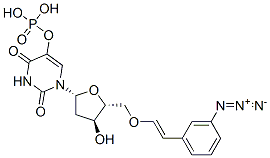 3-azidostyryl-2'-deoxyuridine 5-phosphate 结构式