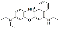5-ethylamino-9- diethylaminobenzo(a)phenoxazinium 结构式