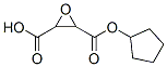 2,3-Oxiranedicarboxylicacid,monocyclopentylester(9CI) 结构式