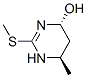 4-Pyrimidinol, 1,4,5,6-tetrahydro-6-methyl-2-(methylthio)-, trans- (9CI) 结构式