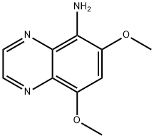 6,8-Dimethoxy-5-quinoxalinamine 结构式