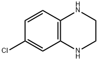 6-chloro-1,2,3,4-tetrahydroquinoxaline 结构式