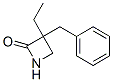 3-Benzyl-3-ethylazetidin-2-one 结构式