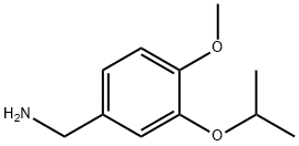 Benzenemethanamine, 4-methoxy-3-(1-methylethoxy)- (9CI) 结构式