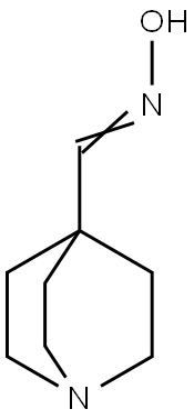 1-Azabicyclo[2.2.2]octane-4-carboxaldehyde,oxime(9CI) 结构式