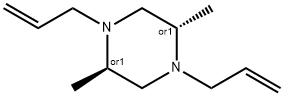 rac 1,4-Diallyl-2,5-dimethylpiperazine 结构式