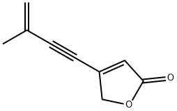 2(5H)-Furanone, 4-(3-methyl-3-buten-1-ynyl)- (9CI) 结构式