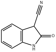 2-氧代吲哚啉-3-甲腈 结构式