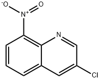 3-CHLORO-8-NITROQUINOLINE 结构式