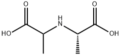 N-(1-羧基乙基)-L-丙氨酸 结构式