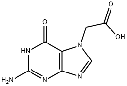 7-carboxymethylguanine 结构式