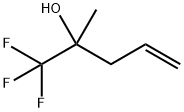 4-甲基-5,5,5-三氟戊-1-烯-4-醇 结构式