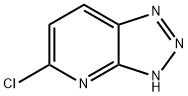 5-氯-3H-[1,2,3]三唑并[4,5-B]吡啶 结构式