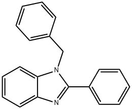 1-苄基-2-苯基-1H-苯并咪唑 结构式