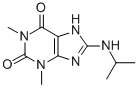 8-(Isopropylamino)theophyline 结构式