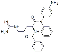 benzoylarginine p-aminodiphenylamide 结构式