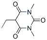 5-乙基-1,3-二甲基巴比妥酸 结构式