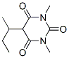 5-sec-Butyl-1,3-dimethyl-2,4,6(1H,3H,5H)-pyrimidinetrione 结构式