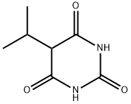 5-异丙基巴比土酸 结构式