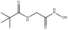 N-(pivaloyl)glycinohydroxamic acid 结构式