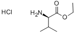 D-缬氨酸乙酯盐酸盐 结构式
