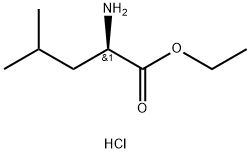 D-亮氨酸乙酯盐酸盐 结构式