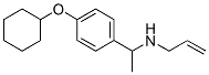 N-Allyl-1-[p-(cyclohexyloxy)phenyl]ethanamine 结构式