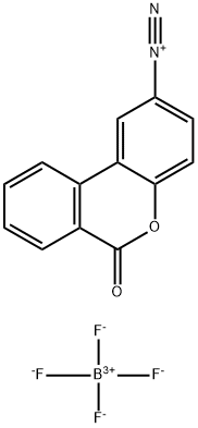 Dibenzo(b,d)pyran-1-diazonium, 6-oxo-, tetrafluoroborate(1-) 结构式