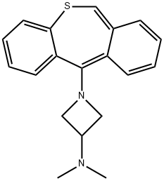 11-(3-Dimethylamino-1-azetidinyl)dibenzo[b,e]thiepin 结构式