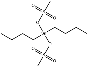 Bis(methanesulfonic acid)dibutylstannylene ester 结构式