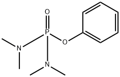 N-(dimethylamino-phenoxy-phosphoryl)-N-methyl-methanamine 结构式