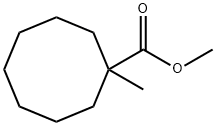 1-Methylcyclooctanecarboxylic acid methyl ester 结构式
